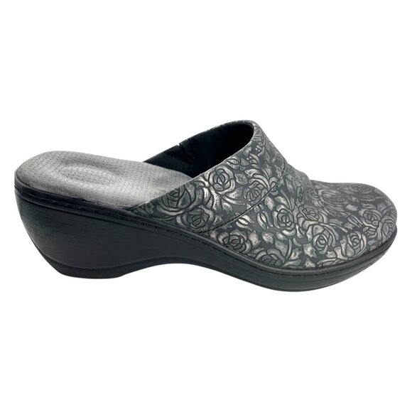 Softwalk Meredith Metallic Leather Rose Design Women's Size 10M - Picture 9 of 10